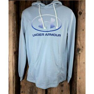 Under Armour Blue Mens Hoodie Medium Cotton Blend